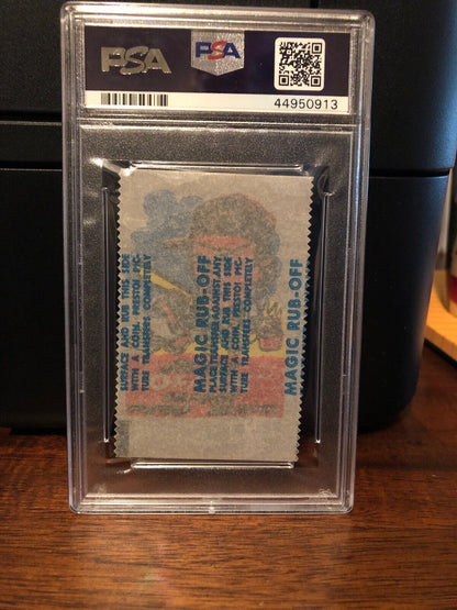 1961 Topps Magic Rub-offs Jackie Brandt Baseball Card PSA 5 EX