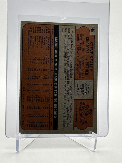 1972 Topps Steve Kealey Baseball Card #146 VG-EX Quality FREE SHIPPING