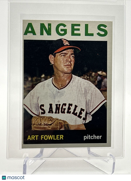 1964 Topps Art Fowler Baseball Card #349 EX Quality FREE SHIPPING