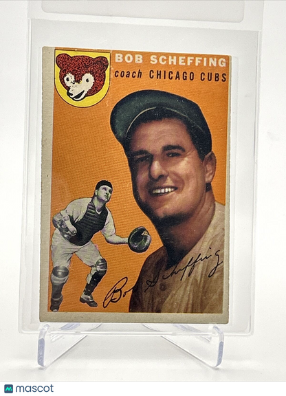 1954 Topps Bob Scheffing Baseball Card #76 EX Quality FREE SHIPPING
