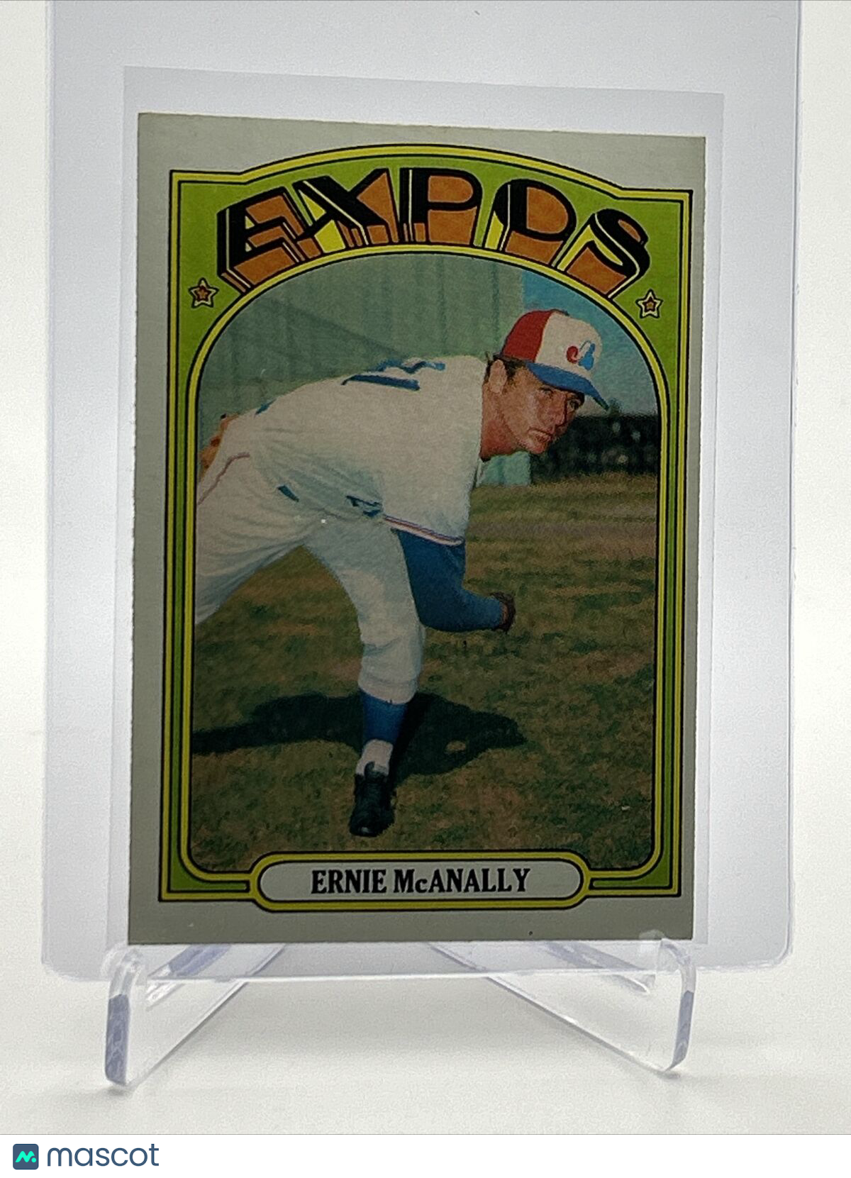 1972 Topps Ernie McAnally Baseball Card #58 VG-EX Quality FREE SHIPPING