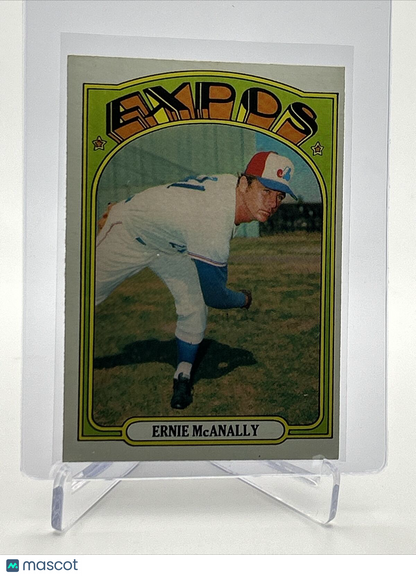 1972 Topps Ernie McAnally Baseball Card #58 VG-EX Quality FREE SHIPPING