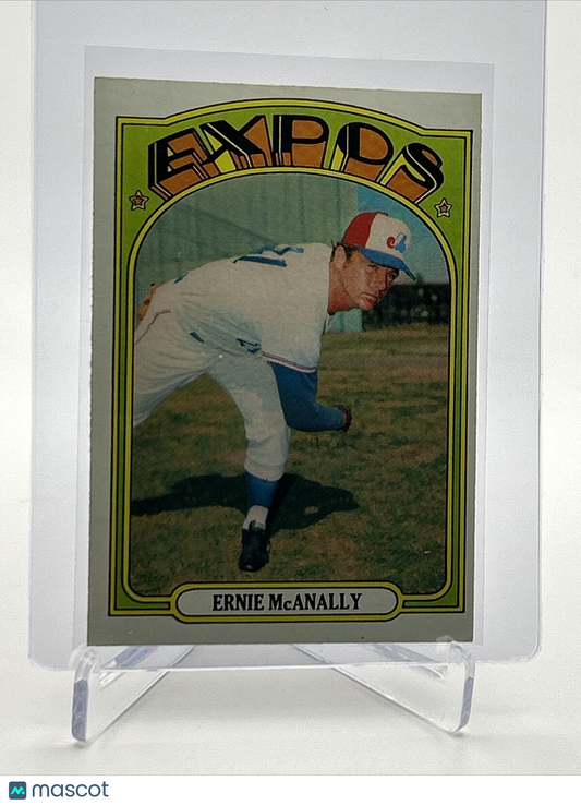 1972 Topps Ernie McAnally Baseball Card #58 VG-EX Quality FREE SHIPPING