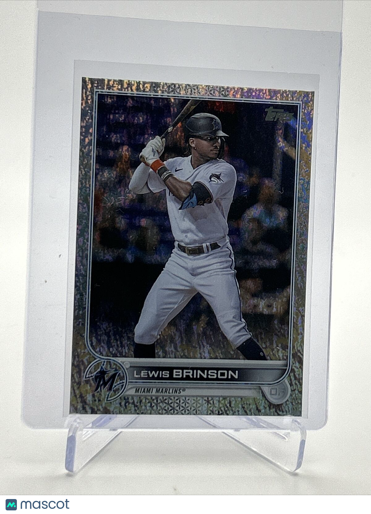 2022 Topps HOBBY FOILBOARD Lewis Brinson Card #638 /390 FREE SHIPPING