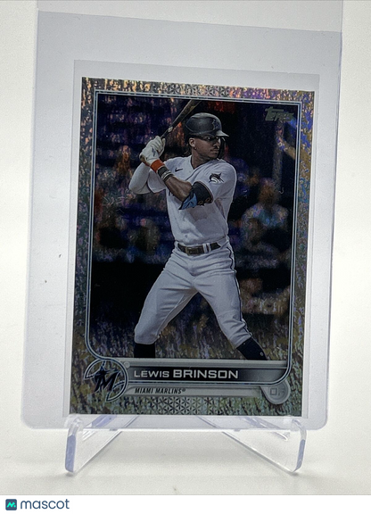 2022 Topps HOBBY FOILBOARD Lewis Brinson Card #638 /390 FREE SHIPPING