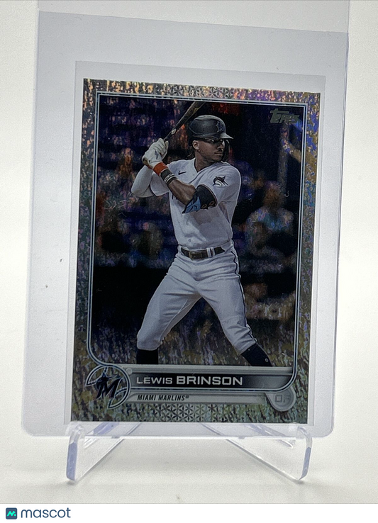 2022 Topps HOBBY FOILBOARD Lewis Brinson Card #638 /390 FREE SHIPPING