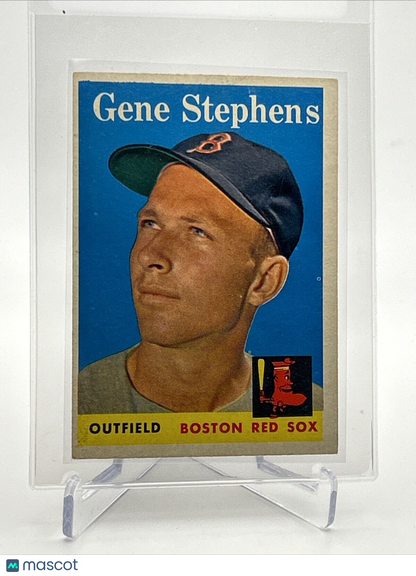 1958 Topps Gene Stephens Baseball Card #227 EX-MT Quality FREE SHIPPING