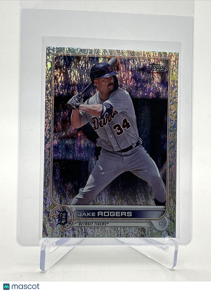 2022 Topps HOBBY FOILBOARD Jake Rogers Baseball Card #198 /390 FREE SHIPPING