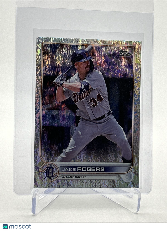 2022 Topps HOBBY FOILBOARD Jake Rogers Baseball Card #198 /390 FREE SHIPPING