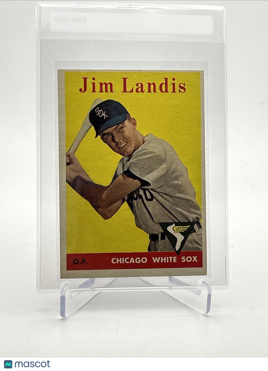 1958 Topps Jim Landis Baseball Card #108 EX-MT Quality #2 FREE SHIPPING
