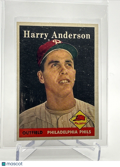 1958 Topps Harry Anderson Baseball Card #171 EX-MT Quality #2 FREE SHIPPING