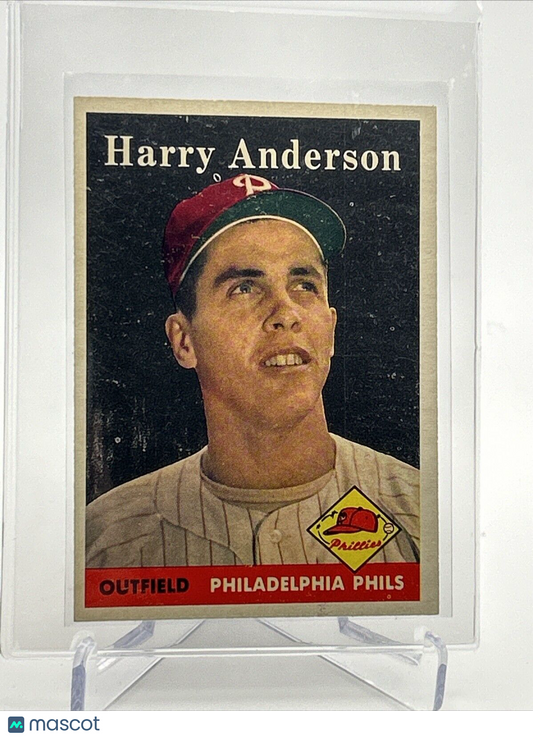 1958 Topps Harry Anderson Baseball Card #171 EX-MT Quality #2 FREE SHIPPING