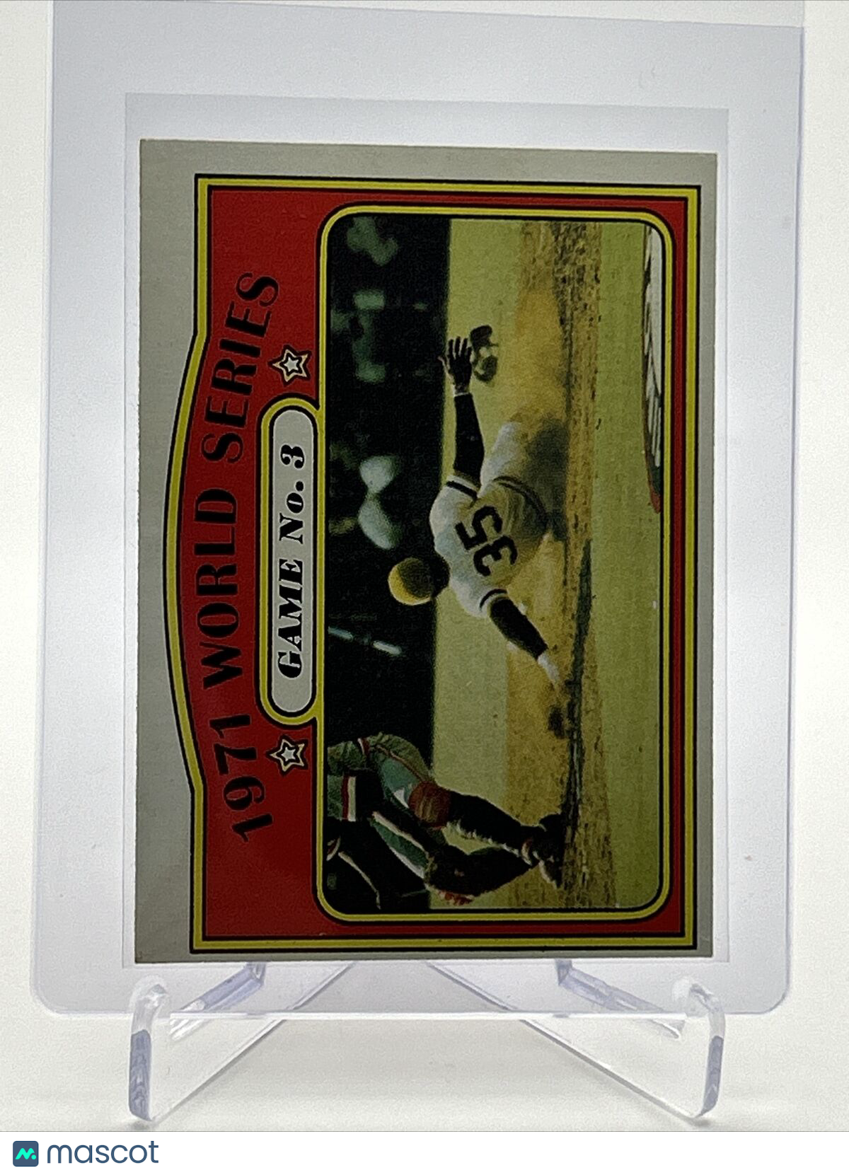 1972 Topps 1971 World Series Game No. 3 Card #225 EX Quality FREE SHIPPING