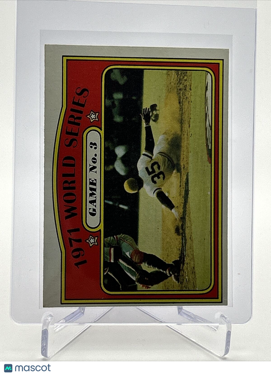 1972 Topps 1971 World Series Game No. 3 Card #225 EX Quality FREE SHIPPING