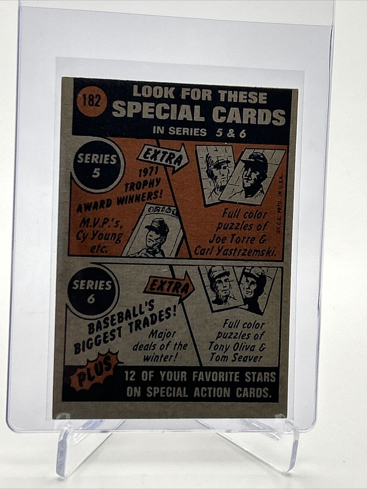 1972 Topps Ed Kranepool Baseball Card #182 VG-EX Quality FREE SHIPPING