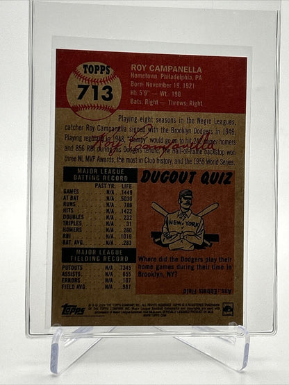 2024 Topps Living Set Roy Campanella Baseball Card #713 Mint FREE SHIPPING