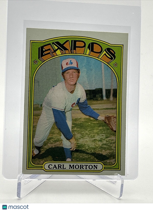 1972 Topps Carl Morton Baseball Card #134 EX-MT Quality FREE SHIPPING