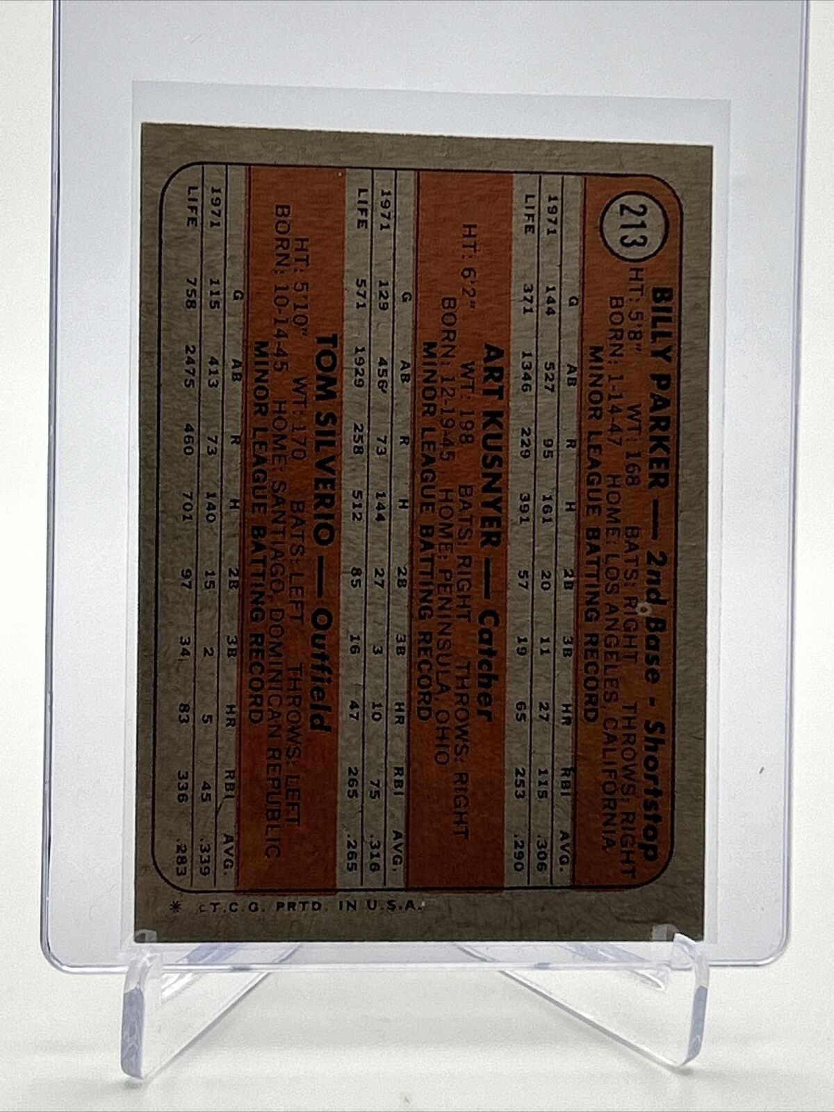 1972 Topps Angels 1972 Rookie Stars Baseball Card #213 EX Quality FREE SHIPPING