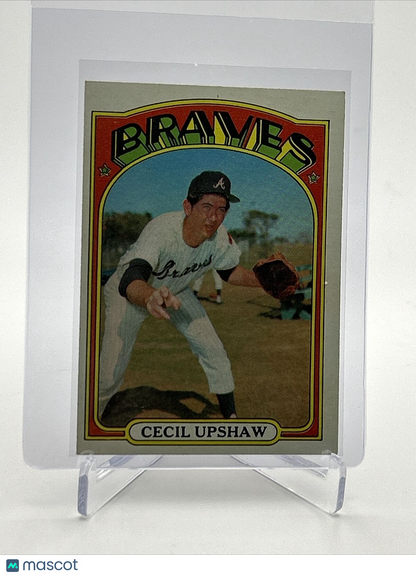 1972 Topps Cecil Upshaw Baseball Card #74 VG-EX Quality FREE SHIPPING