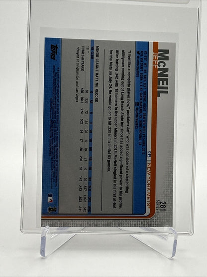 2019 Topps Jeff McNeil Rookie Baseball Card #281 Mint FREE SHIPPING