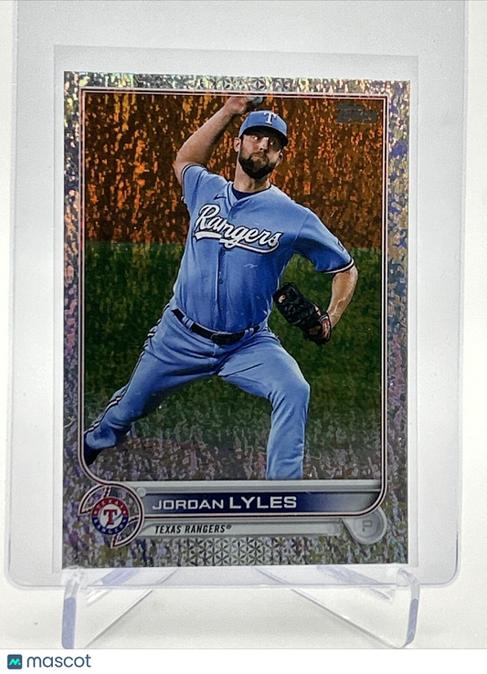 2022 Topps HOBBY FOILBOARD Jordan Lyles Baseball Card #376 /390 FREE SHIPPING