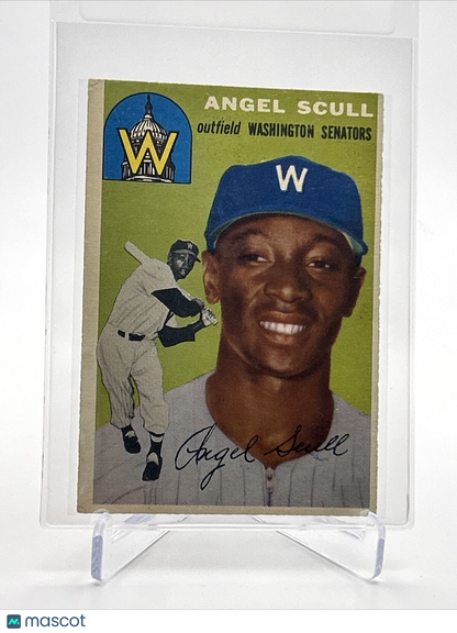 1954 Topps Angel Scull Baseball Card #204 EX Quality FREE SHIPPING