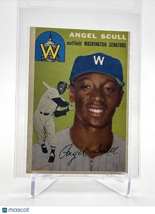 1954 Topps Angel Scull Baseball Card #204 EX Quality FREE SHIPPING