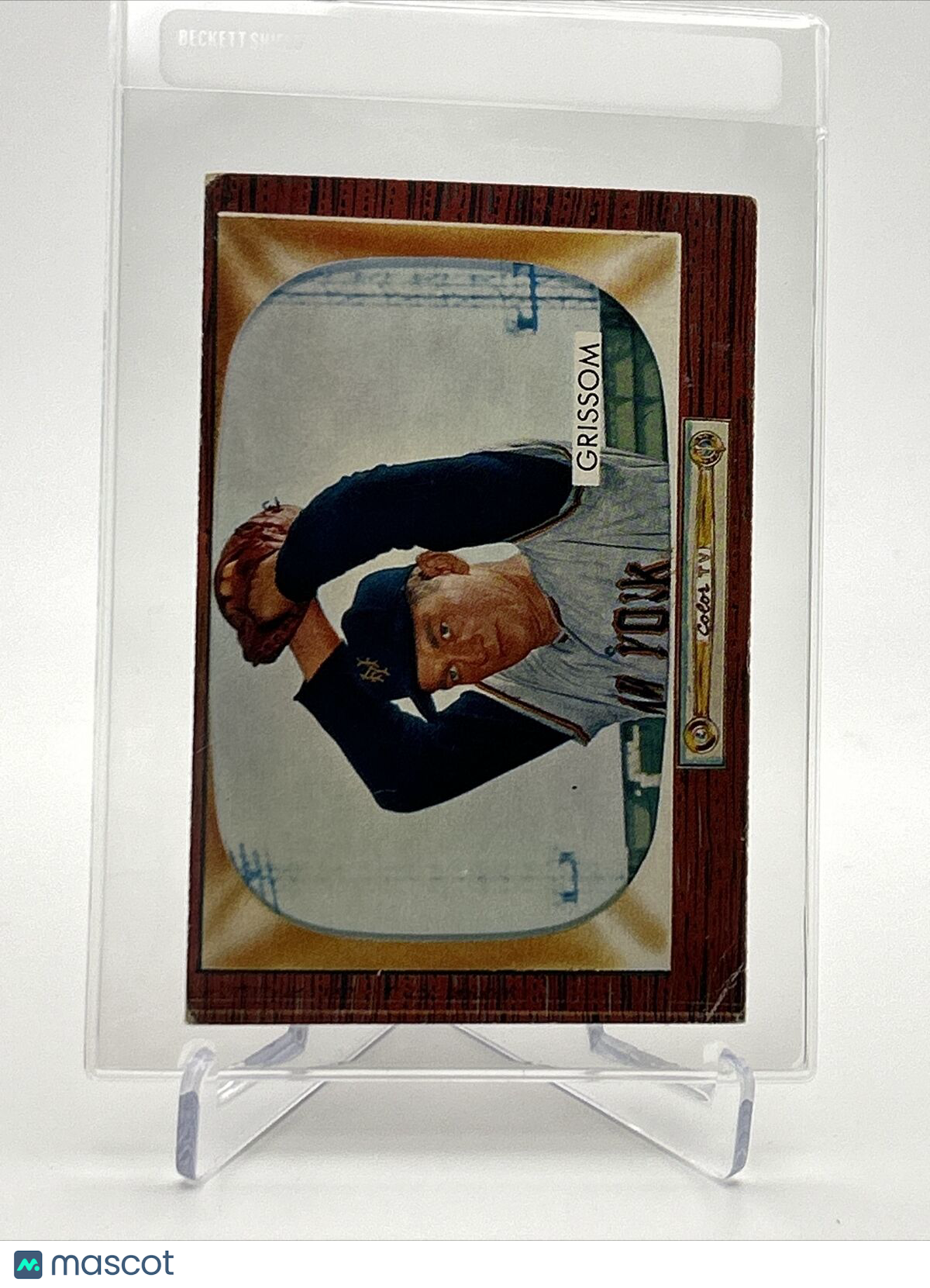 1955 Bowman Marv Grissom Baseball Card #123 VG Quality FREE SHIPPING