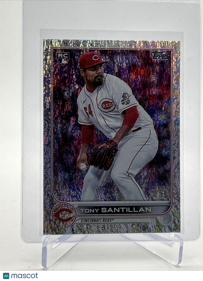 2022 Topps HOBBY FOILBOARD Tony Santillan Rookie Card #111 /390 FREE SHIPPING