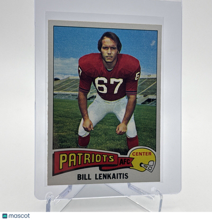 1975 Topps Bill Lenkaitis Football Card #61 NM Quality #2 FREE SHIPPING