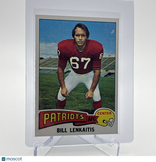 1975 Topps Bill Lenkaitis Football Card #61 NM Quality #2 FREE SHIPPING