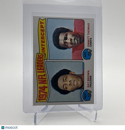1975 Topps 1974 NFL Intercept Leaders Football Card #5 NM #2 FREE SHIPPING