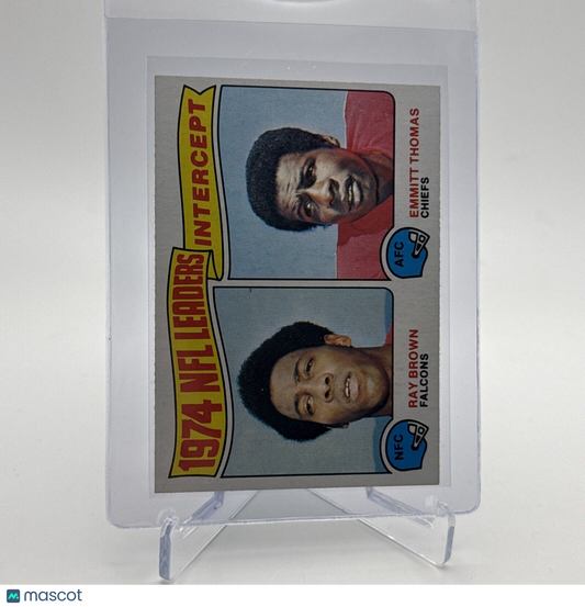 1975 Topps 1974 NFL Intercept Leaders Football Card #5 NM #2 FREE SHIPPING