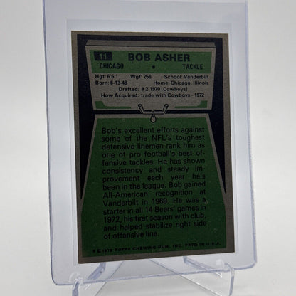 1975 Topps Bob Asher Football Card #11 NM Quality #2 FREE SHIPPING