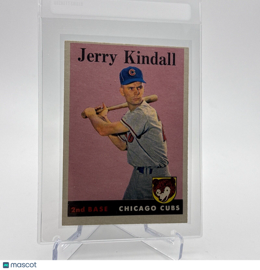 1958 Topps Jerry Kindall Rookie Baseball Card #221 EX Quality #4 FREE SHIPPING