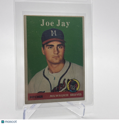 1958 Topps Joe Jay Baseball Card #472 EX Quality FREE SHIPPING