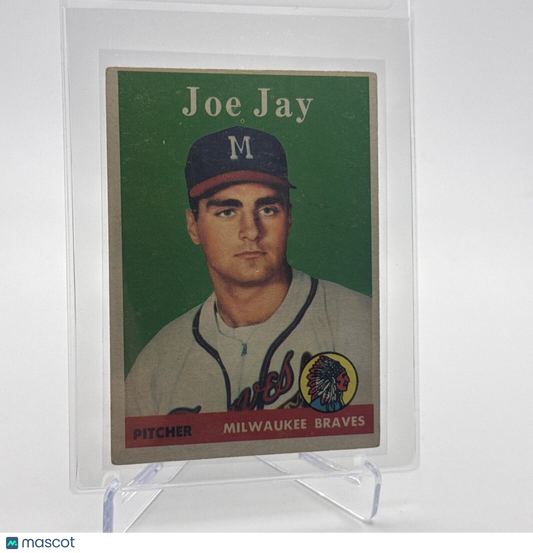 1958 Topps Joe Jay Baseball Card #472 EX Quality FREE SHIPPING