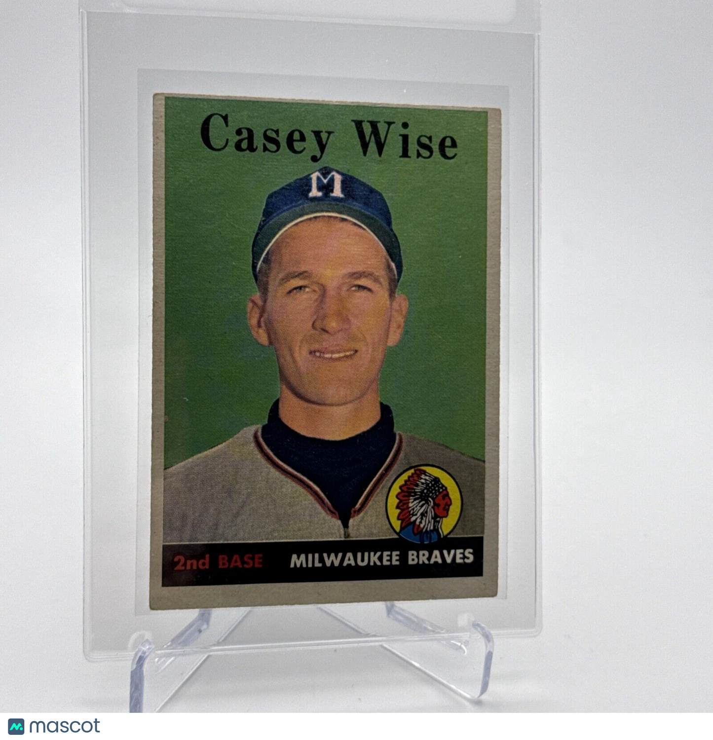 1958 Topps Casey Wise Baseball Card #247 EX Quality #3 FREE SHIPPING