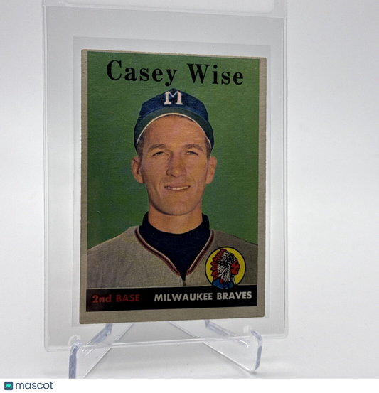 1958 Topps Casey Wise Baseball Card #247 EX Quality #3 FREE SHIPPING