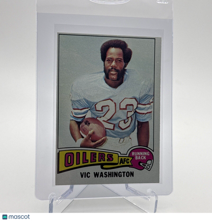 1975 Topps Vic Washington Football Card #83 NM Quality FREE SHIPPING