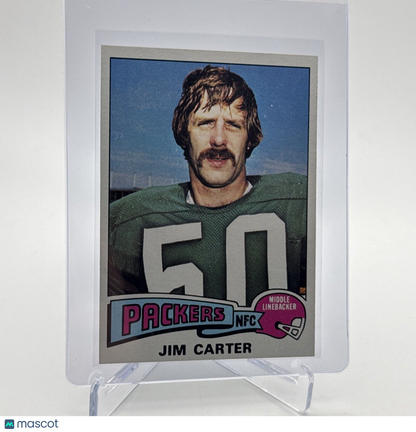 1975 Topps Jim Carter Football Card #19 NM Quality #2 FREE SHIPPING