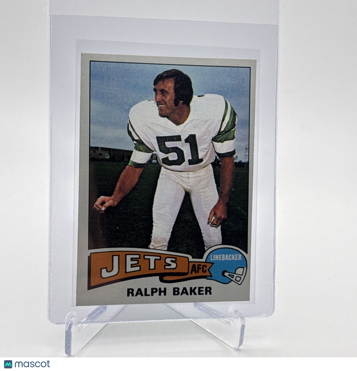 1975 Topps Ralph Baker Football Card #9 NM Quality #2 FREE SHIPPING
