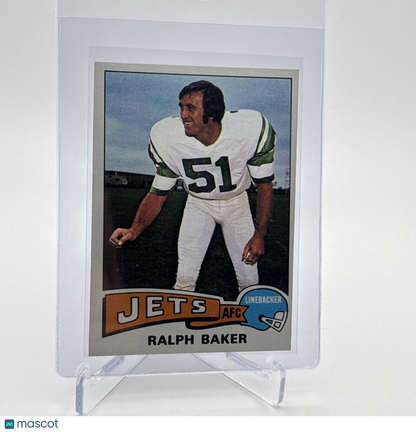 1975 Topps Ralph Baker Football Card #9 NM Quality #2 FREE SHIPPING