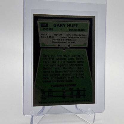 1975 Topps Gary Huff Football Card #38 NM Quality #2 FREE SHIPPING