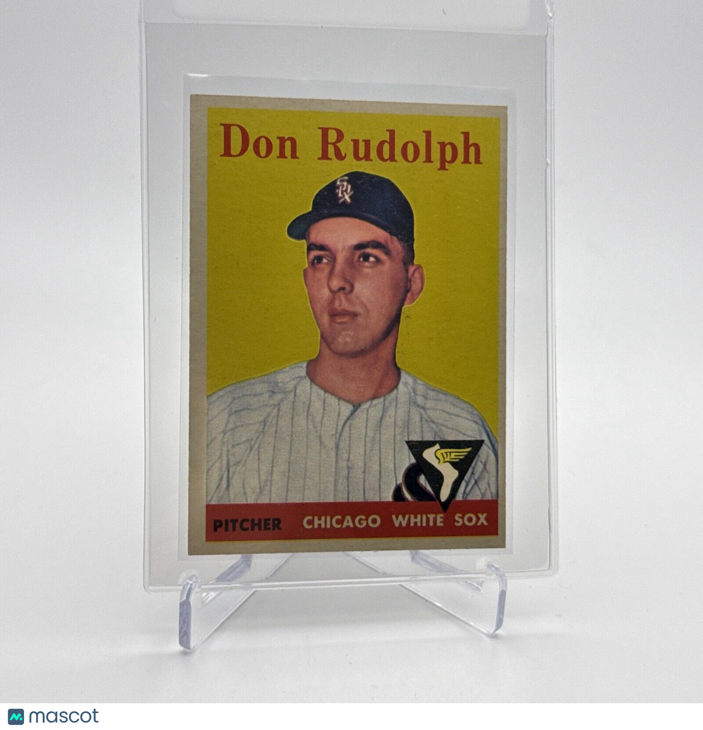 1958 Topps Don Rudolph Rookie Baseball Card #347 EX Quality #2 FREE SHIPPING