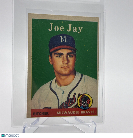 1958 Topps Joe Jay Baseball Card #472 EX Quality #2 FREE SHIPPING