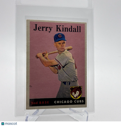 1958 Topps Jerry Kindall Rookie Baseball Card #221 EX Quality #5 FREE SHIPPING