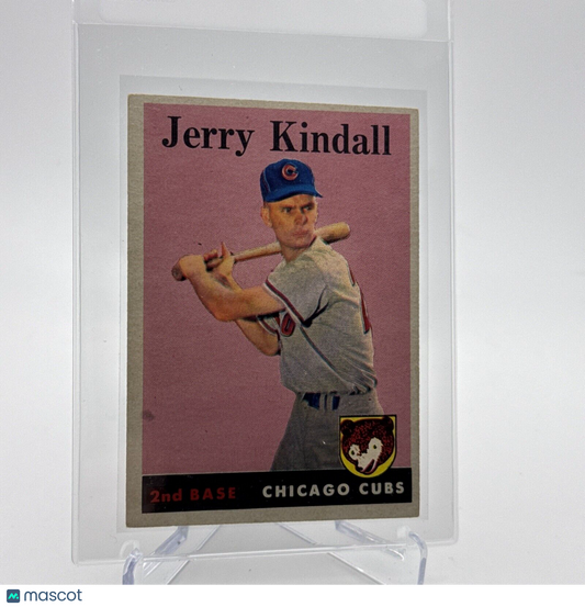 1958 Topps Jerry Kindall Rookie Baseball Card #221 EX Quality #5 FREE SHIPPING