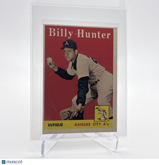 1958 Topps Billy Hunter Baseball Card #98 EX Quality #5 FREE SHIPPING