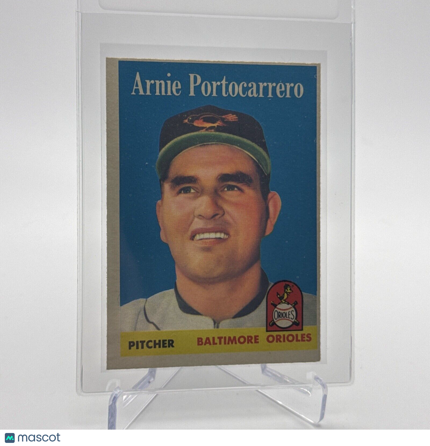 1958 Topps Arnie Portocarrero Baseball Card #465 EX Quality FREE SHIPPING